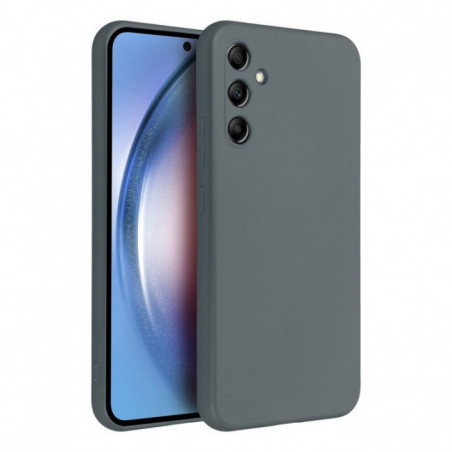 Samsung Galaxy A34 Coque Metallic Gris