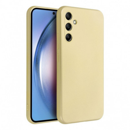 Samsung Galaxy A34 Coque Metallic Or