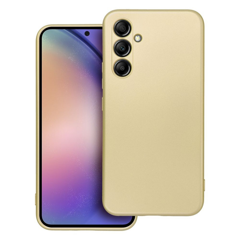 Samsung Galaxy A54 Coque Metallic Or