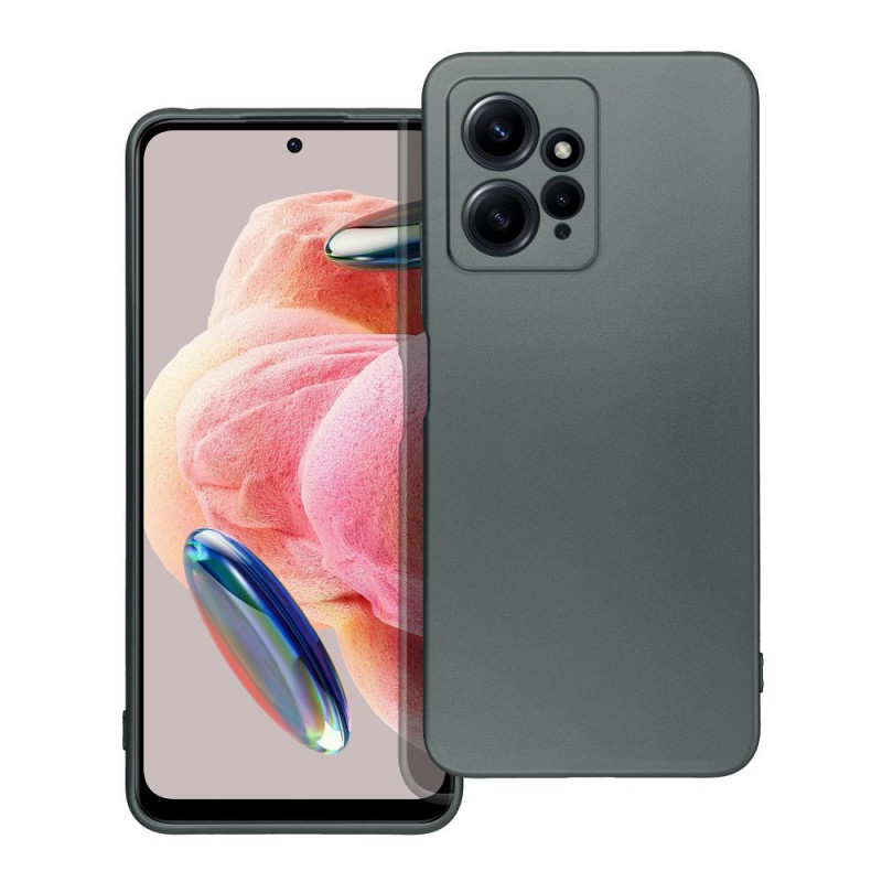 XIAOMI Redmi Note 12 4G Coque Metallic Gris