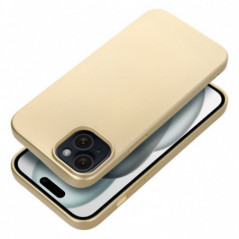 Apple iPhone 15 Plus Coque Metallic Or