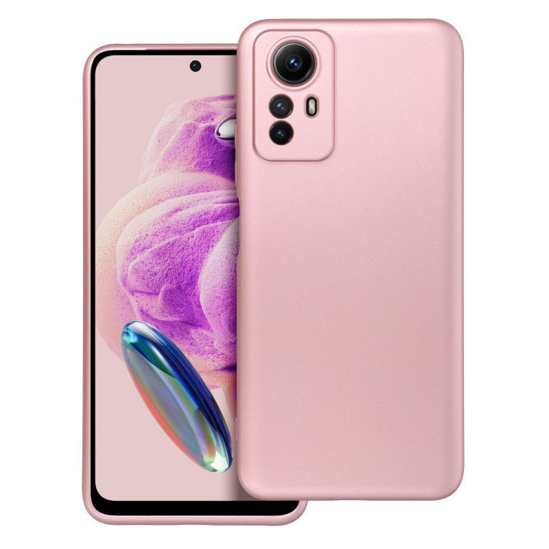 XIAOMI Redmi Note 12s Coque Metallic Rose