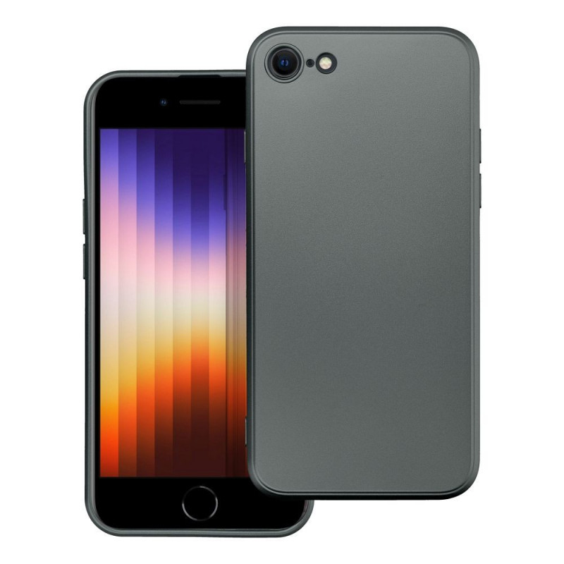 Apple iPhone SE 2022 5G Coque Metallic Gris