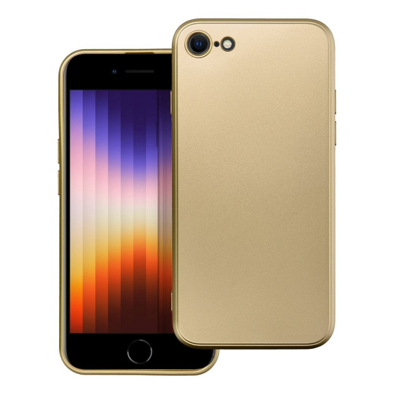 Apple iPhone SE 2020 Coque Metallic Or