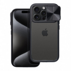 Apple iPhone 16 Coque Slider Noir