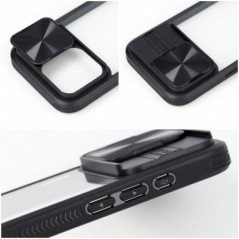 Apple iPhone 16 Coque Slider Noir