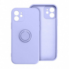 Apple iPhone 16 Pro Coque Silicone ring Violet (Violet)