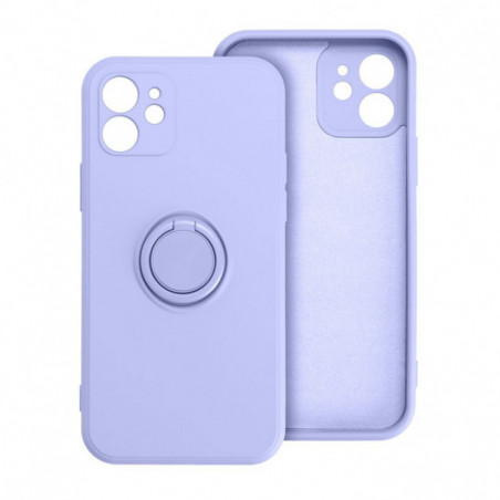 Apple iPhone 16 Pro Coque Silicone ring Violet (Violet)