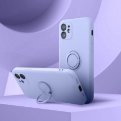 Apple iPhone 16 Pro Coque Silicone ring Violet (Violet)