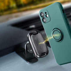 Apple iPhone 16 Plus Coque Silicone ring Vert
