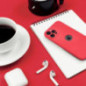 Apple iPhone 16 Plus Coque Soft Rouge