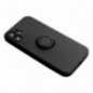 Apple iPhone 16 Pro Coque Silicone ring Noir
