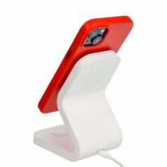 Apple iPhone 16 Plus Coque Leather Mag Cover Élégant  MagSAFE  Rouge