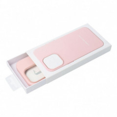 Apple iPhone 16 Coque Leather Mag Cover Élégant  MagSAFE  Rose sable