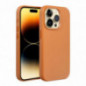 Apple iPhone 16 Pro Coque Leather Mag Cover Élégant  MagSAFE  Orange