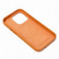 Apple iPhone 16 Pro Coque Leather Mag Cover Élégant  MagSAFE  Orange