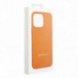 Apple iPhone 16 Pro Coque Leather Mag Cover Élégant  MagSAFE  Orange