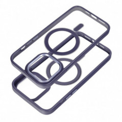 Apple iPhone 16 Pro Coque Color Edge Mag MagSAFE  Violet profond