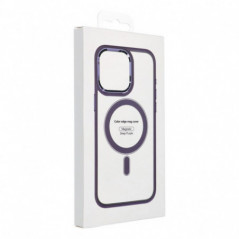 Apple iPhone 16 Pro Coque Color Edge Mag MagSAFE  Violet profond