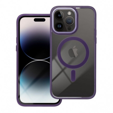 Apple iPhone 16 Pro Max Coque Color Edge Mag MagSAFE  Violet profond