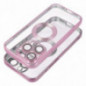 Apple iPhone 12 Coque Glam Vieux rose