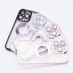 Apple iPhone 12 Coque Glam Vieux rose