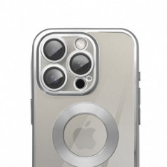 Apple iPhone 13 Coque Glam Argenté