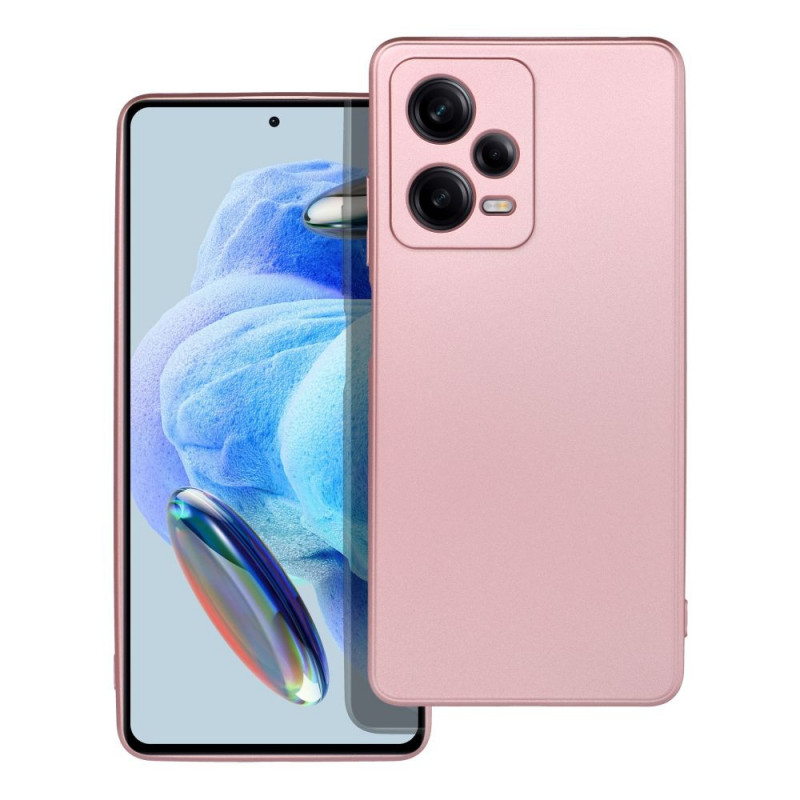 XIAOMI Redmi Note 12 Pro 5G Coque Metallic Rose