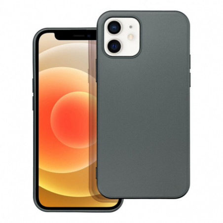 Apple iPhone 12 Pro Coque Metallic Gris