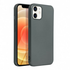 Apple iPhone 12 Coque Metallic Gris