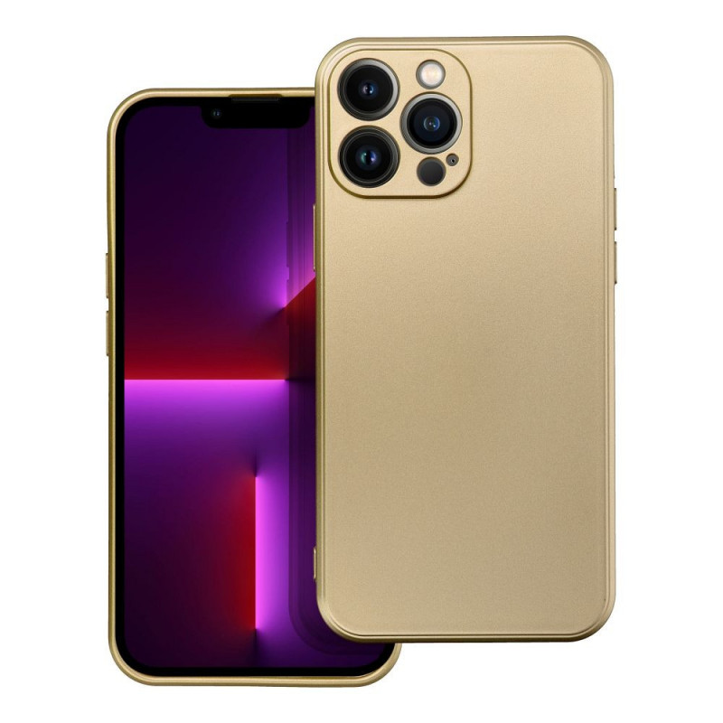 Apple iPhone 13 Pro Max Coque Metallic Or