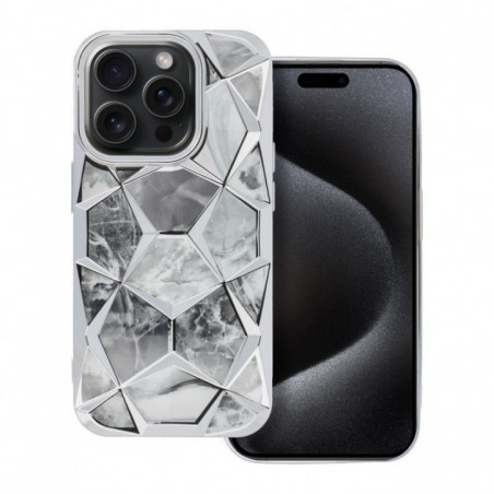 Apple iPhone 15 Pro Max Coque Twinki Argenté