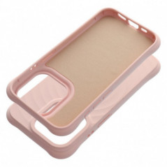 Apple iPhone 15 Pro Coque Silicone Zephyr Mag Élégant  MagSAFE  Rose