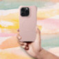 Apple iPhone 14 Pro Max Coque Silicone Zephyr Mag Élégant  MagSAFE  Rose