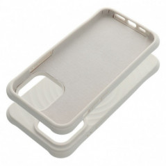 Apple iPhone 15 Pro Max Coque Silicone Zephyr Mag Élégant  MagSAFE  Blanc
