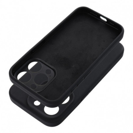Apple iPhone 12 Coque Silicone 2mm Noir