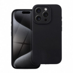 Apple iPhone 12 Coque Silicone 2mm Noir