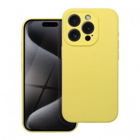 Apple iPhone 12 Coque Silicone 2mm Citron