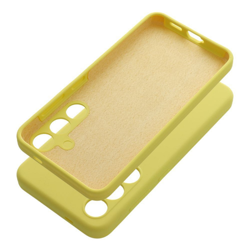 Samsung Galaxy A54 Coque Silicone 2mm Citron