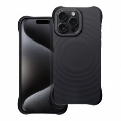 Apple iPhone 13 Coque Silicone Zephyr Mag Élégant  MagSAFE  Noir