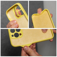 Apple iPhone 14 Pro Coque Silicone 2mm Citron