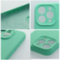 Apple iPhone 14 Pro Coque Silicone 2mm Couleur menthe Apple iPhone 14 Pro Coque Silicone 2mm Couleur menthe