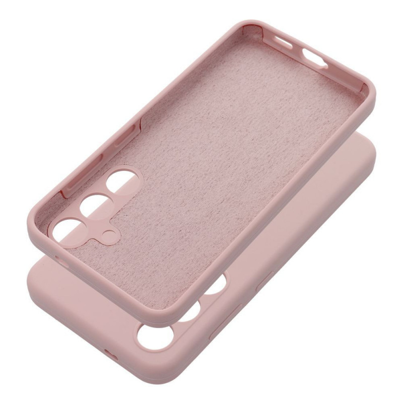 Samsung Galaxy A15 5G Coque Silicone 2mm Rose sable