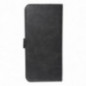 XIAOMI Redmi 12 Etui universel, Portefeuilles COMMON book Élégant, Doublure douce à l'intérieur  Noir
