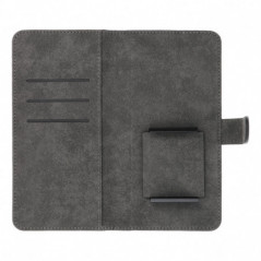XIAOMI Redmi 12 Etui universel, Portefeuilles COMMON book Élégant, Doublure douce à l'intérieur  Noir