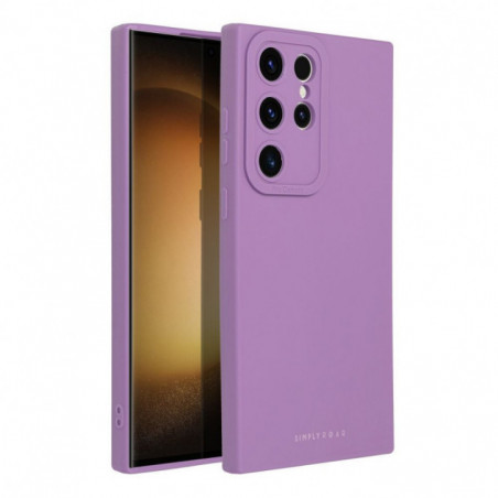Samsung Galaxy S23 Ultra 5G Coque Roar Luna Monochromatique, Élégant, Un accessoire esthétique  Violet (Violet)