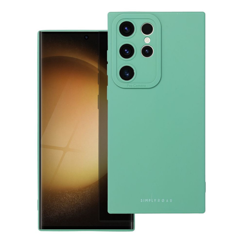 Samsung Galaxy S23 Ultra 5G Coque Roar Luna Monochromatique, Élégant, Un accessoire esthétique  Vert