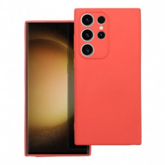 Samsung Galaxy S23 Ultra 5G Coque Silicone Élégant  Pêche