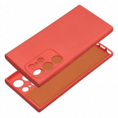 Samsung Galaxy S23 Ultra 5G Coque Silicone Élégant  Pêche