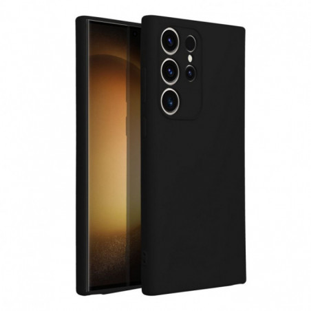 Samsung Galaxy S23 Ultra 5G Coque Silicone Élégant  Noir